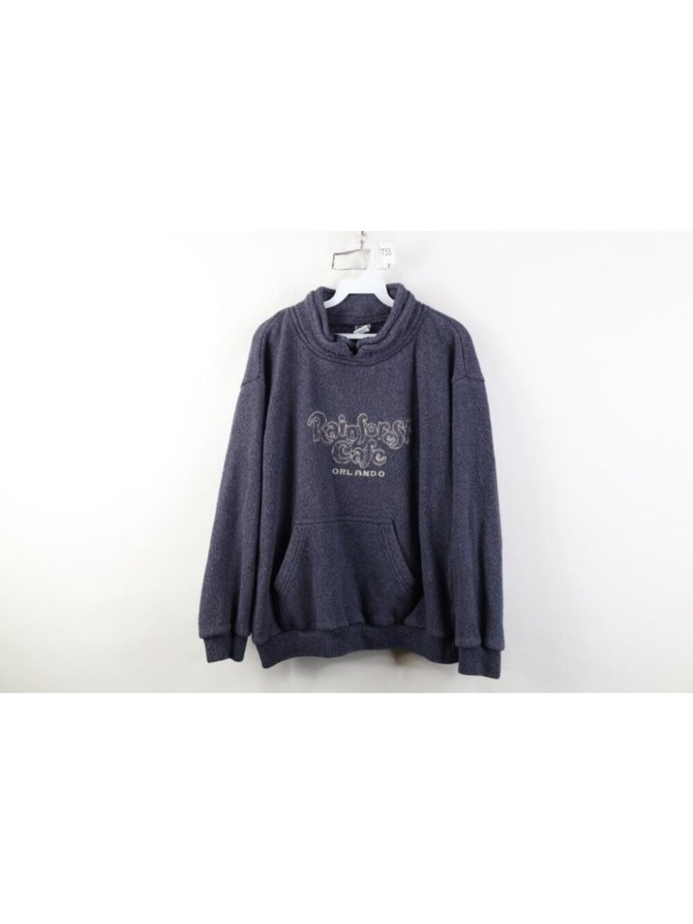 Vintage 90s Y2K Rainforest Cafe Womens Large Spell Out Orlando Boxy Fit Sweater